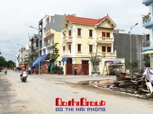 Bán lô Tây Bắc 40m2 khu đô thị mới xi măng Hồng Bàng, Hải Phòng.